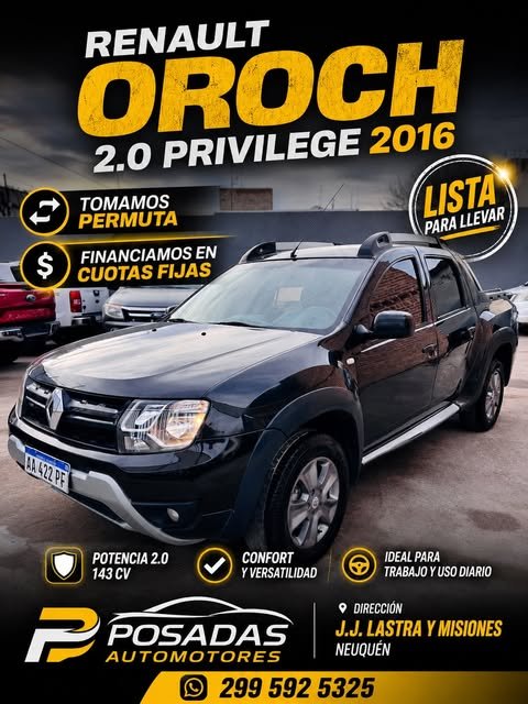 Renault Duster Oroch 2.0 Privilege 2016